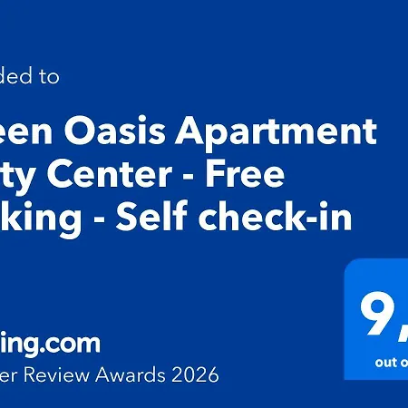 Oasis - Center - Free Parking - Self Check-in דירה *