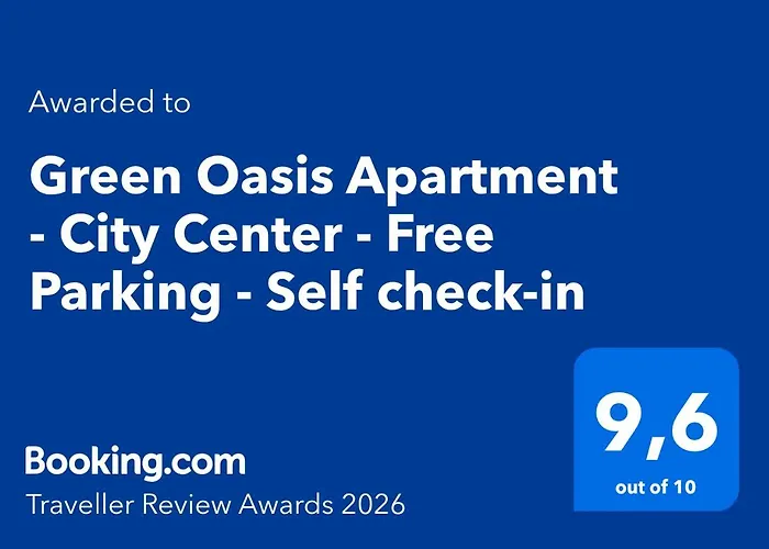 Oasis - Center - Free Parking - Self Check-in דירה *